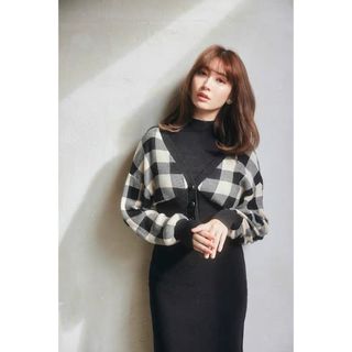 ハーリップトゥ(Her lip to)の【中古】herlipto Multi-Way Plaid Knit Dress (ロングワンピース/マキシワンピース)