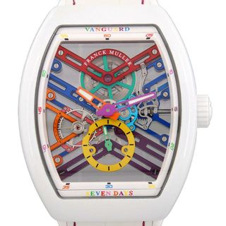 フランクミュラー(FRANCK MULLER)の【新品】フランクミュラー ヴァンガード7デイズスケルトンカラードリーム V45S6SQTCOLDRMTTBCBC TI 手巻(腕時計(アナログ))