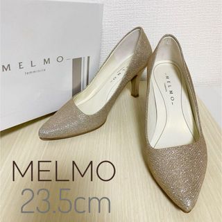 メルモ(MELMO)のメルモ ピンクゴールド パンプス 23.5cm(ハイヒール/パンプス)