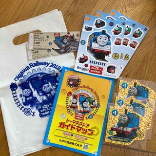 トーマス(THOMAS)のトーマス　大井川鉄道　シール＆メモ帳セット(ノベルティグッズ)