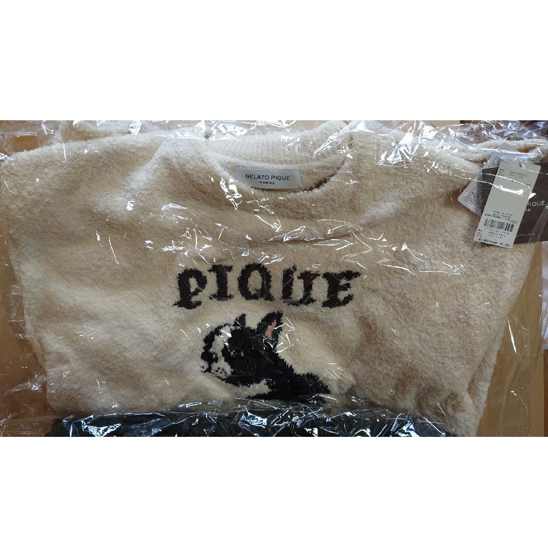 gelato pique(ジェラートピケ)のジェラートピケ　フレンチブルドッグ　ブルゾン　プルオーバー パンツ　Tシャツ メンズのトップス(ニット/セーター)の商品写真