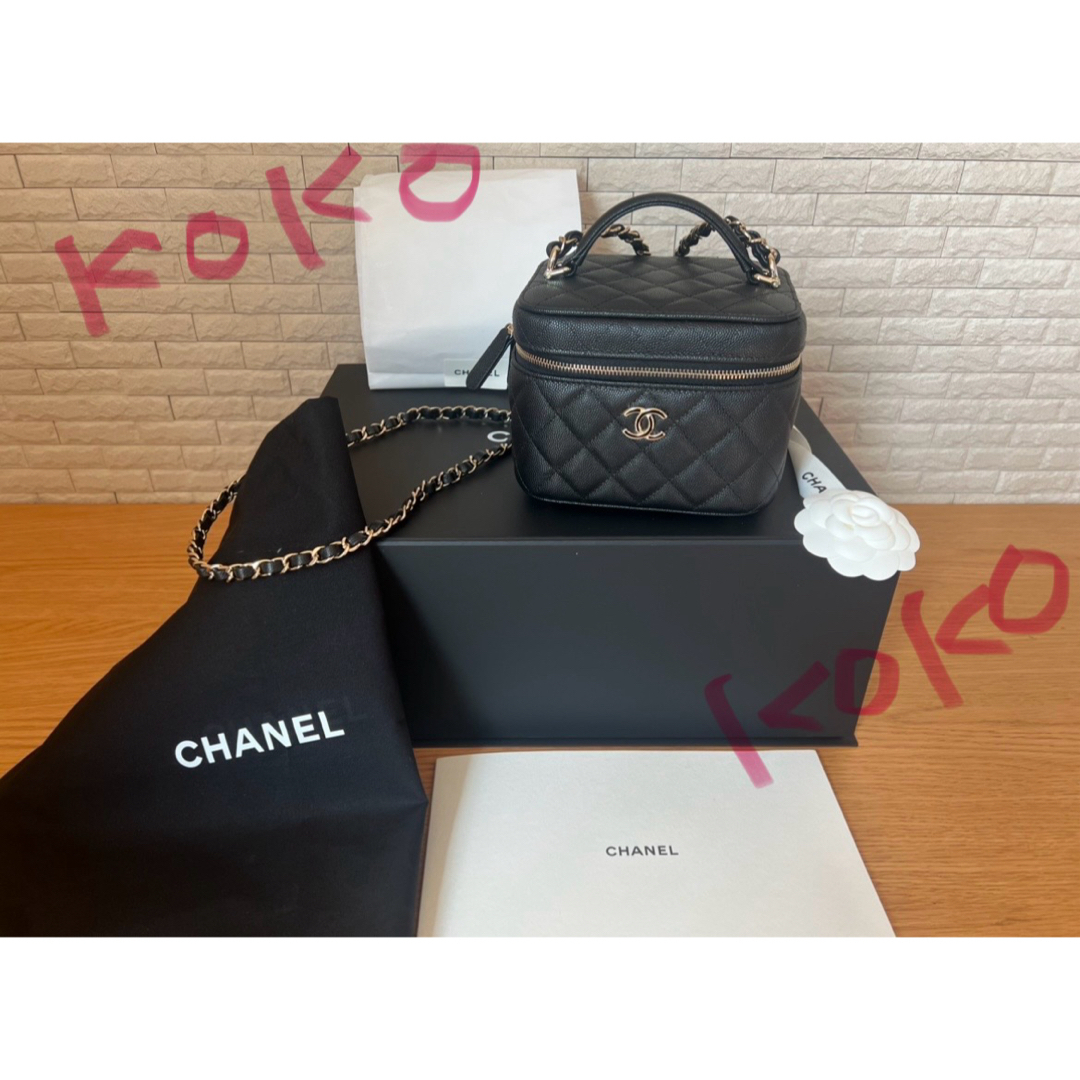 CHANEL チェーン付きヴァニティーバッグ　新品未使用バッグ