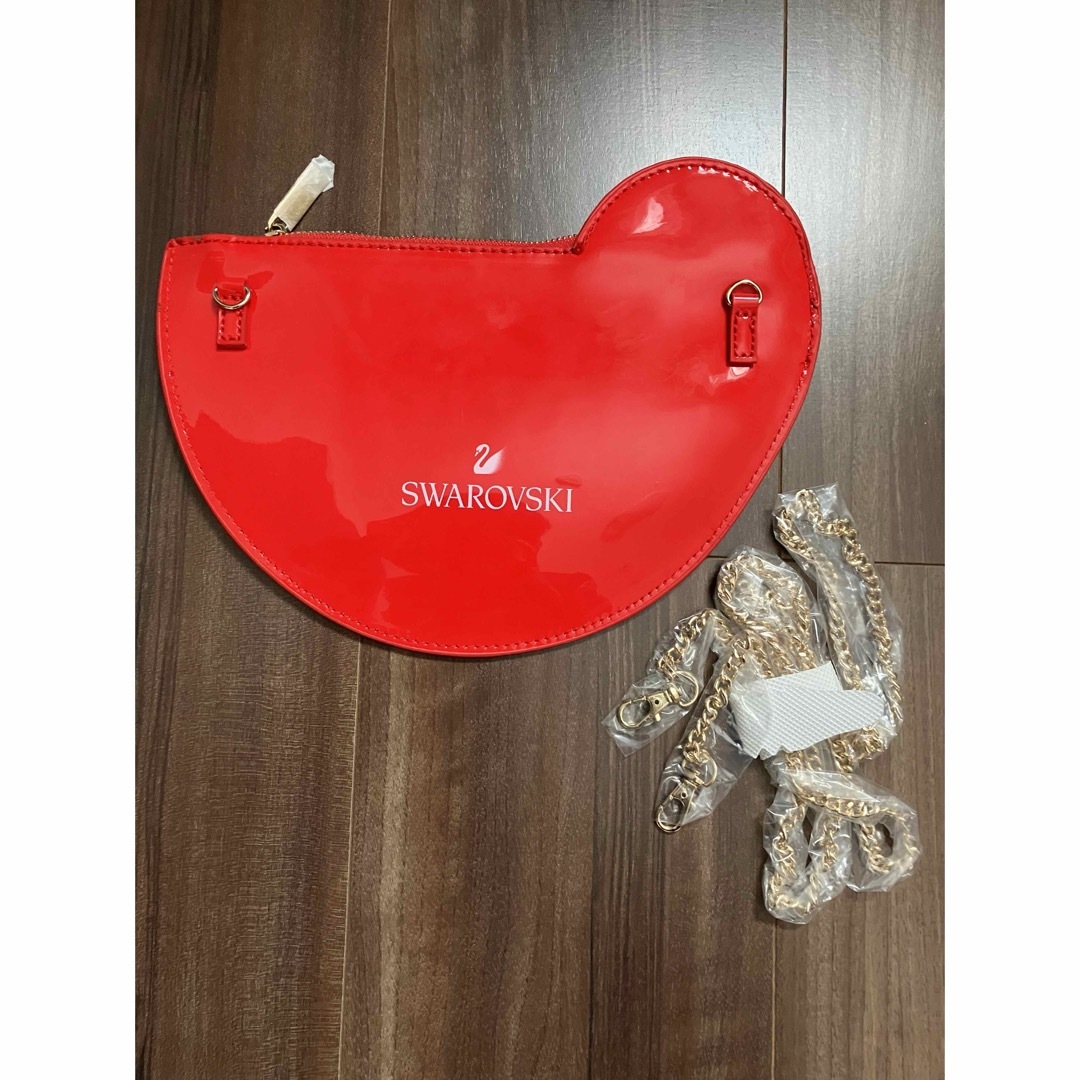 SWAROVSKI(スワロフスキー)の新品・非売品　SWAROVSKI スワロフスキーチェーン付きバッグ レディースのバッグ(ショルダーバッグ)の商品写真