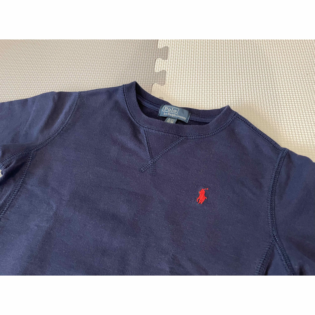 POLO RALPH LAUREN(ポロラルフローレン)のPOLO 長袖 110 ネイビー キッズ/ベビー/マタニティのキッズ服男の子用(90cm~)(Tシャツ/カットソー)の商品写真