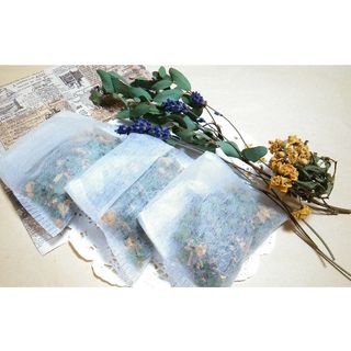 【5袋セット】サシェ　ポプリ　ユーカリ・木香薔薇のミックス(ドライフラワー)