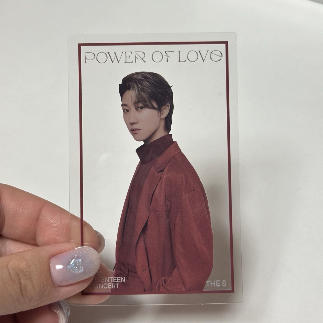 SEVENTEEN(セブンティーン)のseventeen power of love クリアトレカ the8 エンタメ/ホビーのタレントグッズ(アイドルグッズ)の商品写真