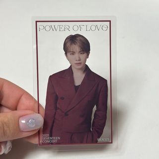 セブンティーン(SEVENTEEN)のseventeen power of love クリアトレカ ウジ(アイドルグッズ)