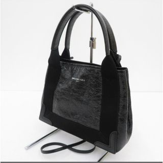 バレンシアガ(Balenciaga)の★新品★正規品バレンシアガ　NAVY カバSアンティーク加工　ブラック(トートバッグ)