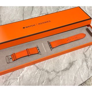 アップルウォッチ(Apple Watch)のApple Watch HERMES　レザーバンド(腕時計)