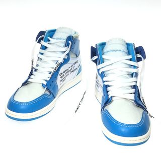 ナイキ(NIKE)の$$ NIKE ナイキ AIR JORDAN 1 × OFF-WHITE NRG エアジョーダン1 オフホワイト UNC SIZE 27cm AQ0818-148 スカイブルー(スニーカー)