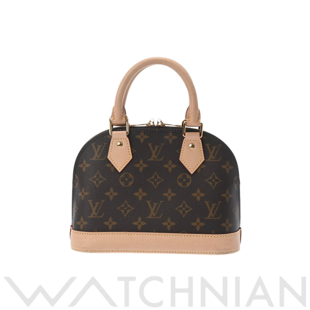 ルイ ヴィトン LOUIS VUITTON M53152 RFIDタグ(ICチップ) レディース ハンドバッグ モノグラム ブラウン モノグラムキャンバスダブルファスナー内側