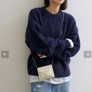 ジャーナルスタンダード(JOURNAL STANDARD)の【美品】JS/FOXアルパカファープルオーバー(ニット/セーター)