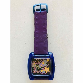 アナスイ(ANNA SUI)のアナスイ　ANNA SUI    腕時計　パープル　紫　蝶々　バタフライ(腕時計)
