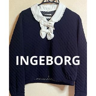 INGEBORG - 美品 INGEBORG インゲボルグ ブルーフォックスファー付き ...