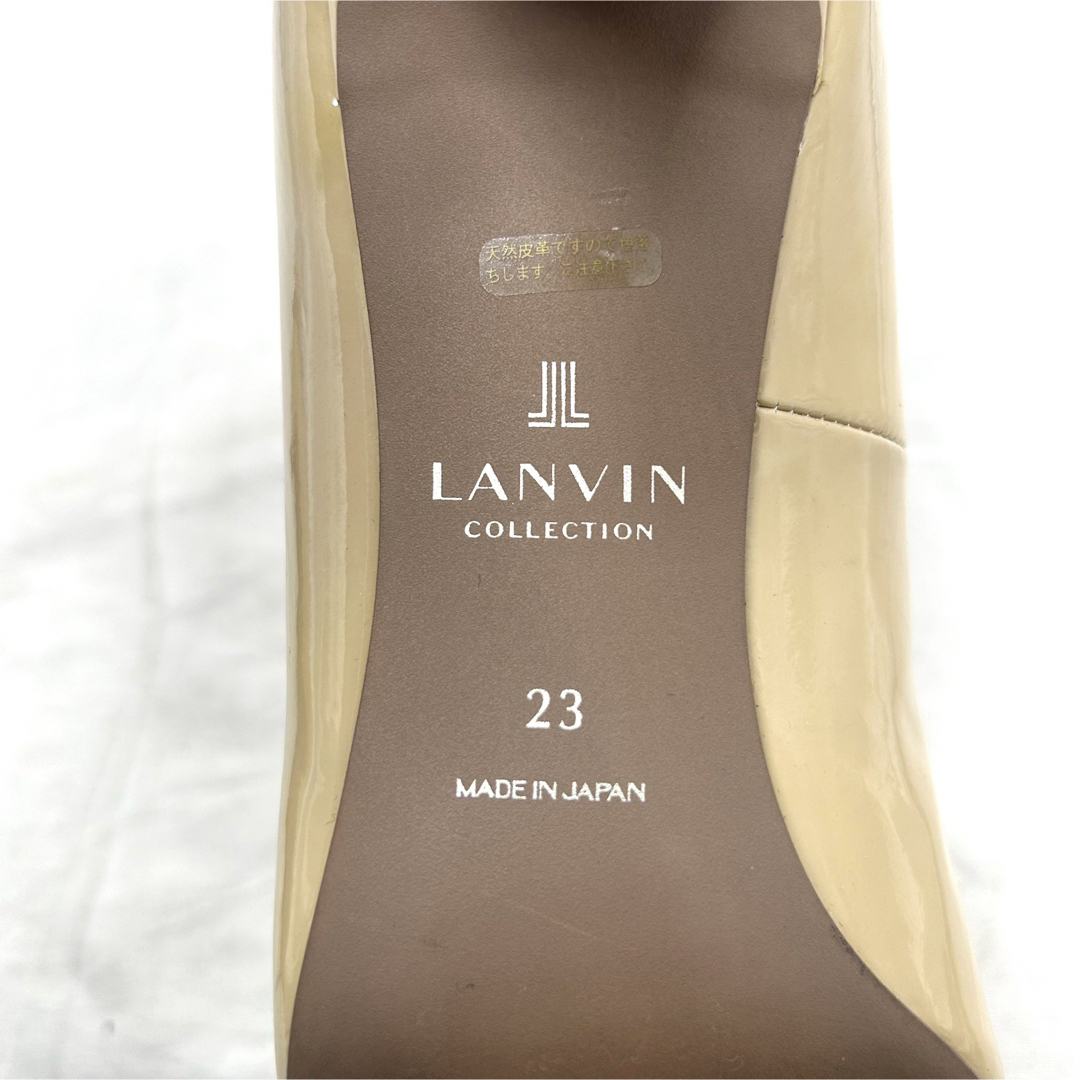 LANVIN(ランバン)の【即完売】ランバンコレクション　バックリボンエナメルパンプス　ポインテッドトゥ レディースの靴/シューズ(ハイヒール/パンプス)の商品写真
