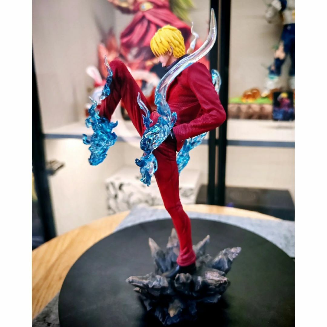 ワンピース 魔神風脚 サンジ ガレージキット フィギュア popサイズ ワンピース 魔神風脚 サンジ ガレージキット フィギュア popサイズ