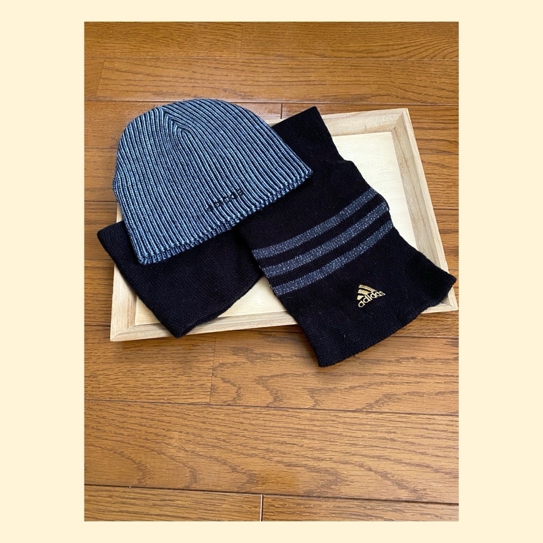 adidas(アディダス)のアディダス ♪マフラー・ニット帽　♪ビーニー ♪adidas レディースの帽子(ニット帽/ビーニー)の商品写真