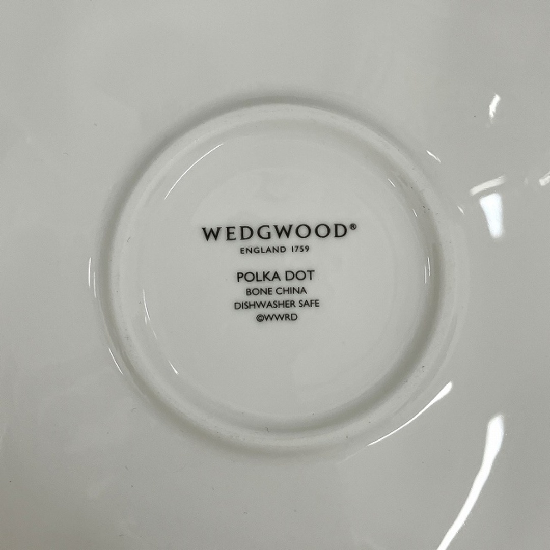 WEDGWOOD(ウェッジウッド)のウェッジウッド 美品 ハーレクィーンコレクション ポルカドット カップ＆ソーサー インテリア/住まい/日用品のキッチン/食器(グラス/カップ)の商品写真