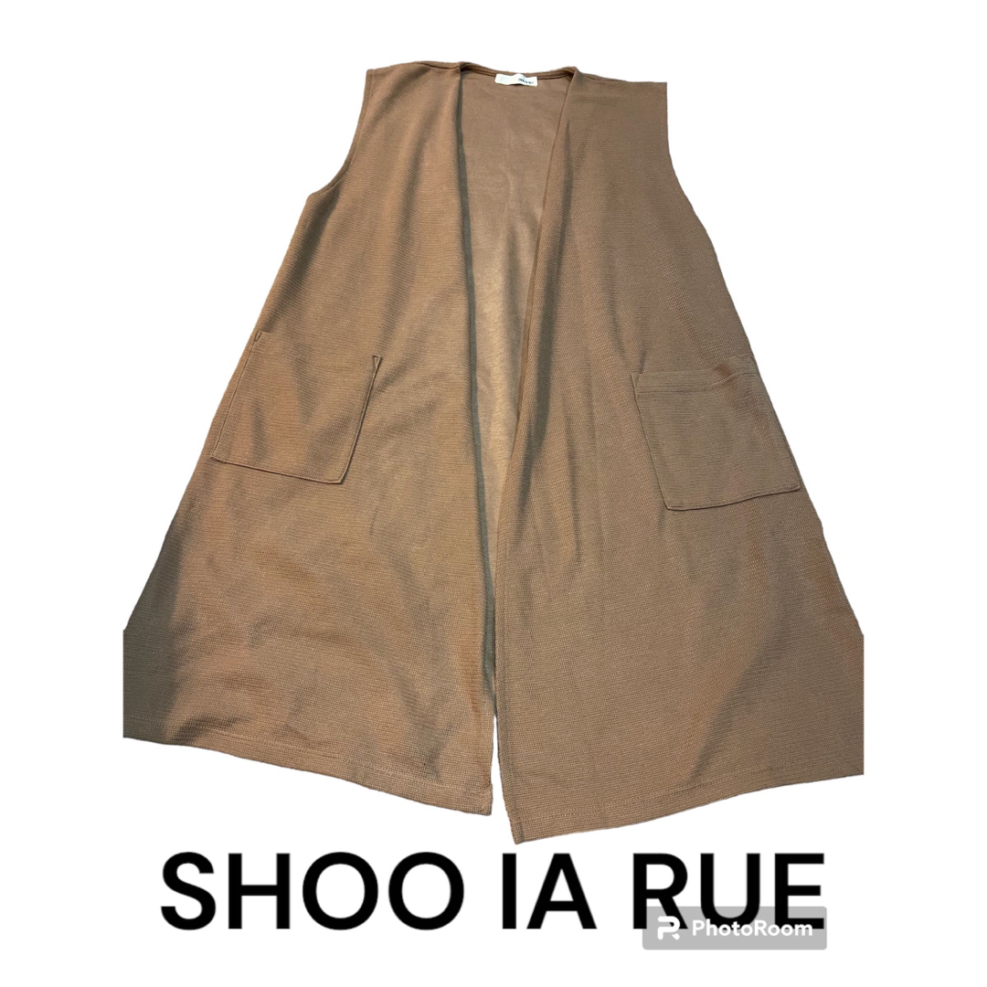 SHOO・LA・RUE(シューラルー)の【新品未使用】SHOO IA RUE (シューラルー)ロングベスト/ジレ レディースのトップス(ベスト/ジレ)の商品写真