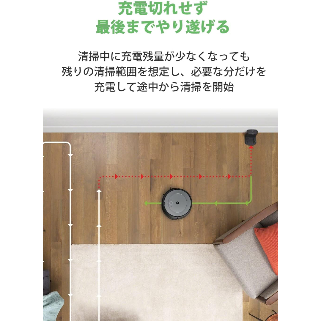 iRobot(アイロボット)のルンバ i2 ロボット掃除機  スマホ/家電/カメラの生活家電(掃除機)の商品写真