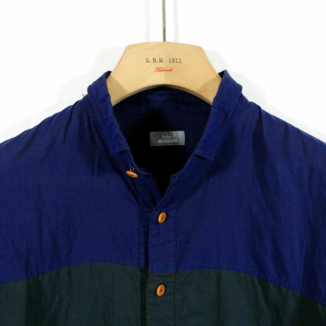 kolor BEACON 切り替えシャツ サイズ2ファッション - omegasoft.co.id
