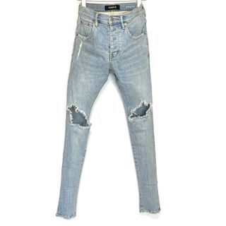 ユニゾンアミリ出品一覧新品 AMIRI STRAIGHT FIT ALOHA PATCHJEAN 30