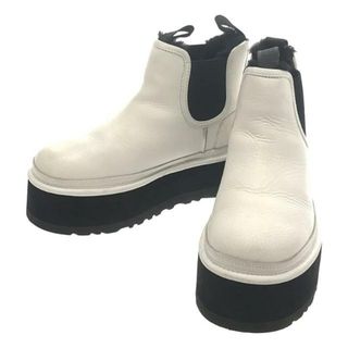 アグ(UGG)の【美品】  UGG / アグ | Neumel Platform Chelsea ニューフォルメ プラットフォーム チェルシー ムートンブーツ | 23 | ホワイト | レディース(ブーツ)