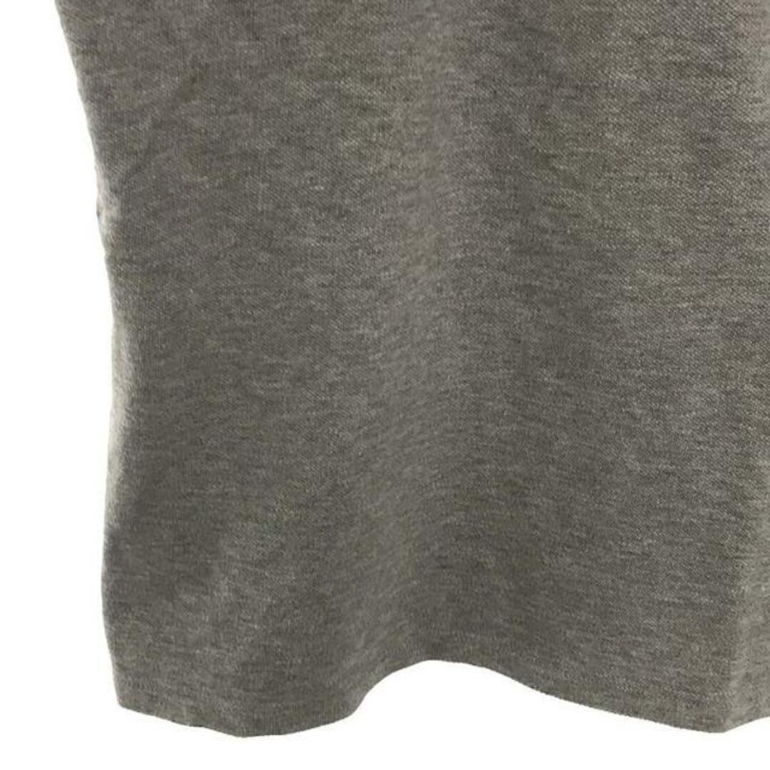 MAISON KITSUNE'(メゾンキツネ)のMAISON KITSUNE / メゾンキツネ | フォックスロゴワッペン 鹿の子 ポロシャツ | XL | グレー | メンズ メンズのトップス(Tシャツ/カットソー(半袖/袖なし))の商品写真