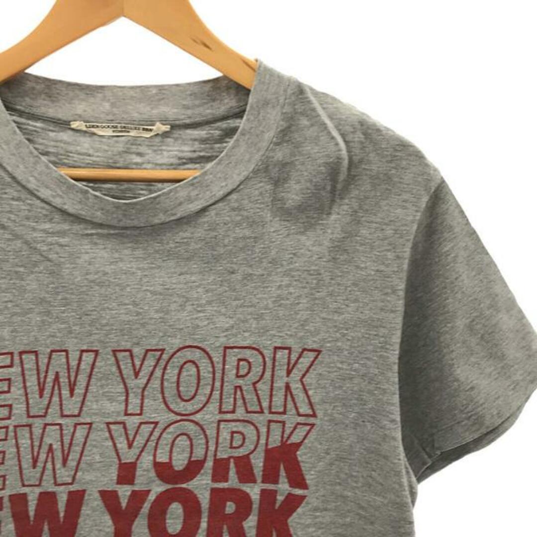 GOLDEN GOOSE(ゴールデングース)のGOLDEN GOOSE / ゴールデングース | NEWYORK プリントカットソー | S | グレー | レディース レディースのトップス(Tシャツ(半袖/袖なし))の商品写真