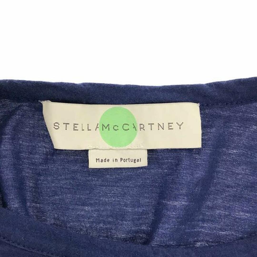 Stella McCartney(ステラマッカートニー)のSTELLA McCARTNEY / ステラマッカートニー | キャット フロッキープリント Tシャツ | 38 | ネイビー | レディース レディースのトップス(Tシャツ(半袖/袖なし))の商品写真
