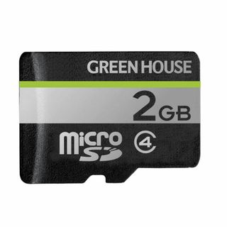 【在庫処分】マイクロSDカード microSD 2GB ２ギガ SD変換アダプタ(その他)