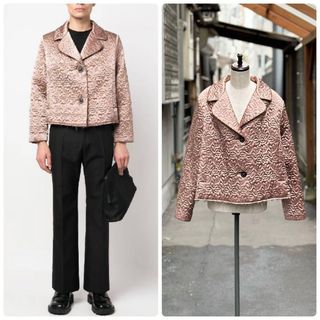 マルタンマルジェラ(Maison Martin Margiela)の22aw 2022 マルジェラ ピンク キルティング ブレザー サイズ 52(その他)