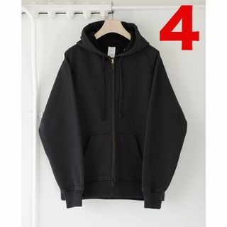 コモリ(COMOLI)の24SS COMOLI コモリ 裏毛 ジップアップ パーカー 4(パーカー)