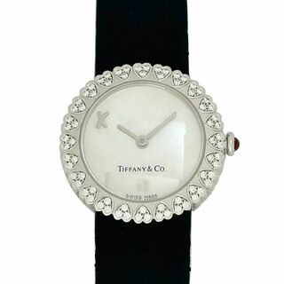 ティファニー(Tiffany & Co.)のTIFFANY ティファニー 22462024 Crown Of Heart クラウンオブハート パロマピカソ WG ホワイトシェル クオーツ J57083(腕時計)