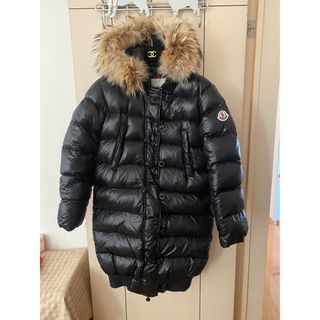 モンクレール(MONCLER)の【梅江さま専用】モンクレール 黒 ミディアムロング丈  サイズ1(ダウンコート)