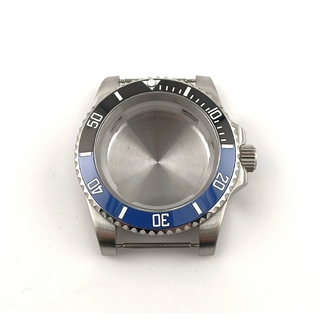 腕時計 ケース ノンデイト ブラック/ブルー セイコー NH35 7S26 社外(その他)