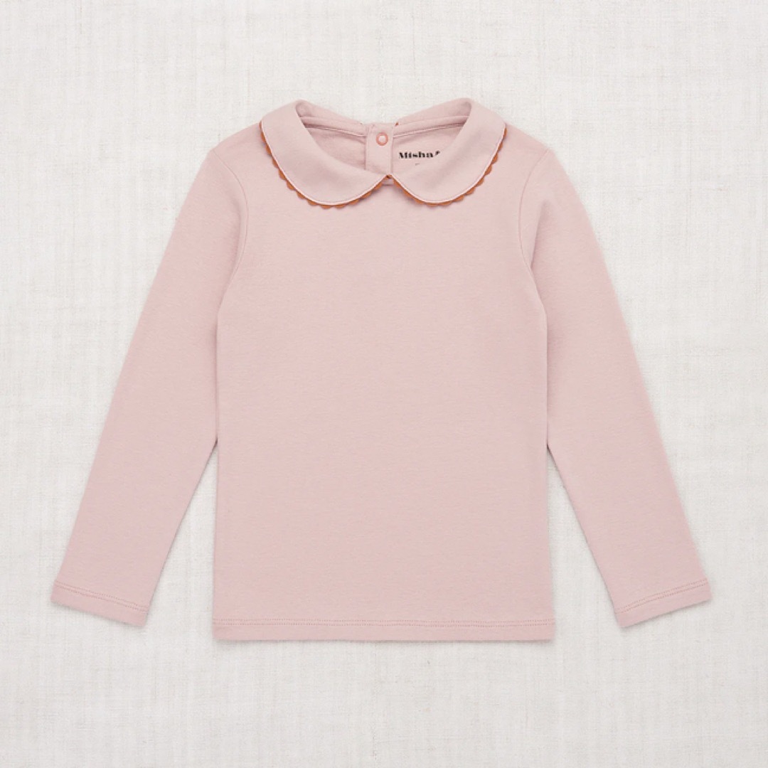 Misha & Puff(ミーシャアンドパフ)の新品 misha and puff Rickrack Peter Pan Top キッズ/ベビー/マタニティのキッズ服女の子用(90cm~)(Tシャツ/カットソー)の商品写真