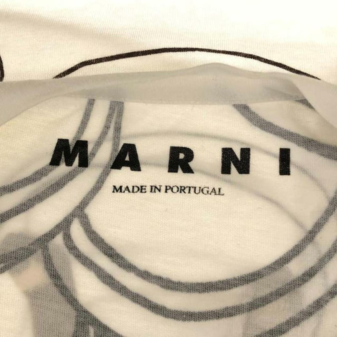 Marni(マルニ)のMARNI / マルニ | イラスト プリントTシャツ | 38 | ホワイト | レディース レディースのトップス(Tシャツ(半袖/袖なし))の商品写真