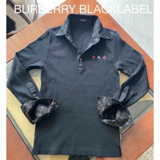 バーバリーブラックレーベル(BURBERRY BLACK LABEL)のBURBERRY BLACK LABEL ブラックレーベル 長袖ポロシャツ (ポロシャツ)