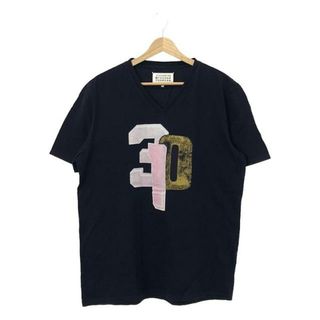 マルタンマルジェラ(Maison Martin Margiela)のMaison Martin Margiela / メゾンマルタンマルジェラ | 2012SS | コットン ナンバープリント Tシャツ カットソー | 52 | ネイビー | メンズ(Tシャツ/カットソー(半袖/袖なし))