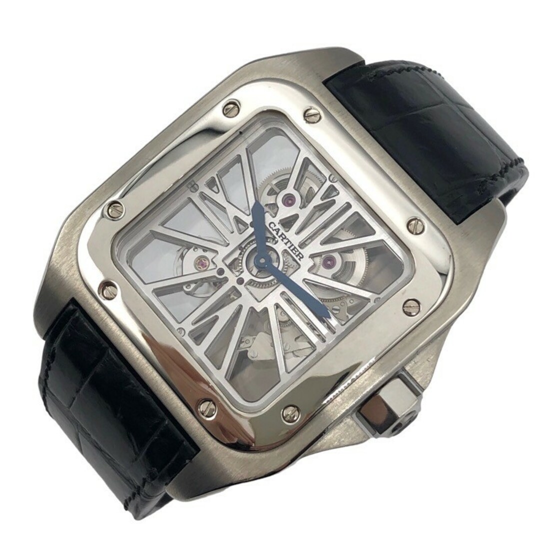 Cartier(カルティエ)の　カルティエ Cartier サントス100 スケルトンウォッチ XL W2020018 Pd950 メンズ 腕時計 メンズの時計(その他)の商品写真