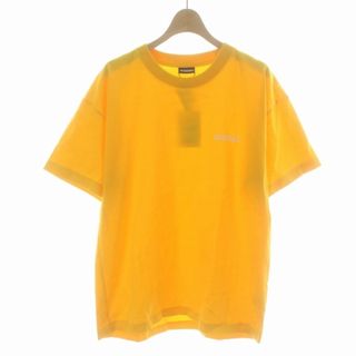 アザー(other)のJACQUEMUS タグ付き ロゴプリント Tシャツ 半袖 L 黄(Tシャツ/カットソー(半袖/袖なし))