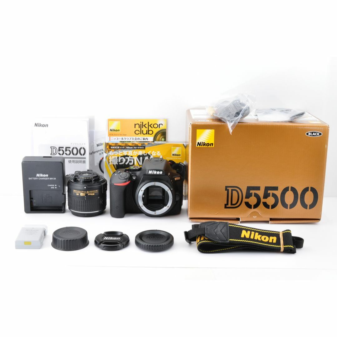Nikon D5500  18-55mmレンズ付きカメラ