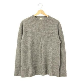 ロンハーマン(Ron Herman)のRon Herman / ロンハーマン | cashmere 100％ / カシミヤ ワッフル クルーネックニット | M | グレー | メンズ(ニット/セーター)