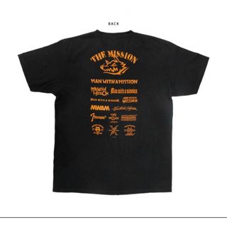 マンウィズアミッション(MAN WITH A MISSION)のマンウィズ　お一人フェス　黒　オレンジ　ブラック　Tシャツ(ミュージシャン)