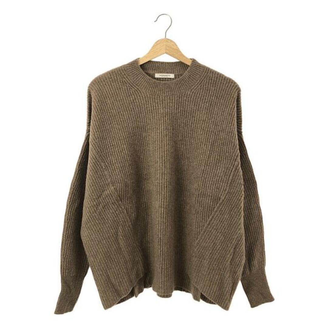 MORABITO(モラビト)のMORABITO / モラビト | cashmere 100％ / カシミヤ オーバーニット | 38 | ブラウン | レディース レディースのトップス(ニット/セーター)の商品写真