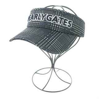 パーリーゲイツ(PEARLY GATES)のPEARLY GATES ゴルフウェア サンバイザー 帽子 ロゴ 千鳥柄 FR(サンバイザー)