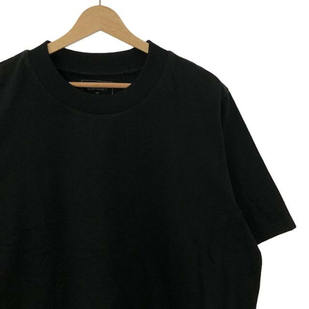 SOPHNET.(ソフネット)のSOPHNET. / ソフネット | WIDE RIB TEE ワイドリブ Tシャツ | M | ブラック | メンズ メンズのトップス(Tシャツ/カットソー(半袖/袖なし))の商品写真