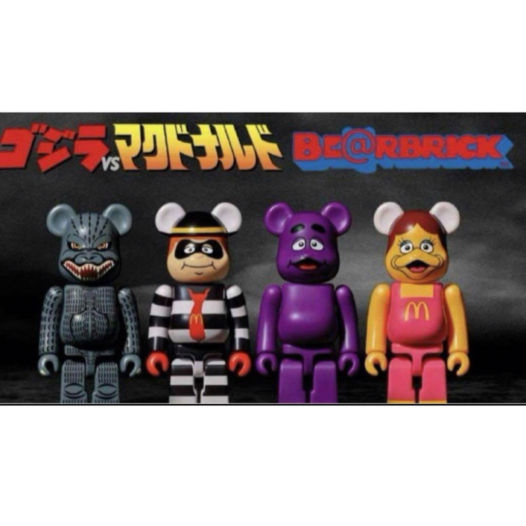 BE@RBRICK(ベアブリック)のベアブリック ゴジラコラボ エンタメ/ホビーのおもちゃ/ぬいぐるみ(キャラクターグッズ)の商品写真