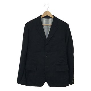 COMME des GARCONS HOMME 襟レザー ウールジャケット